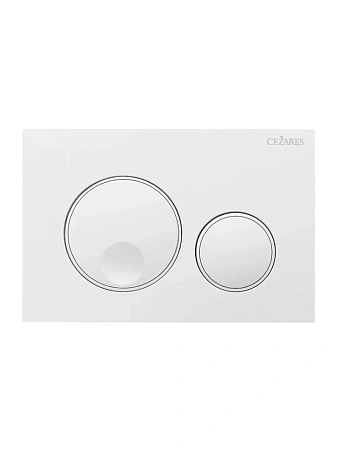 Клавиша смыва CEZARES RELAX-BTN-BL белый глянцевый Клавиша смыва CEZARES RELAX-BTN-BL белый глянцевый