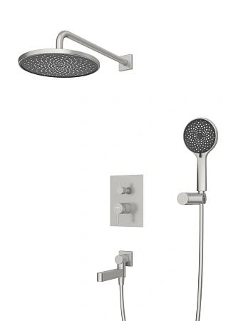 Душевая система BelBagno DELTADEL2.0-VDSET-IN встраиваемая сатин Душевая система BelBagno DELTADEL2.0-VDSET-IN встраиваемая сатин