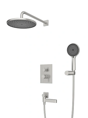 Душевая система BelBagno DELTADEL2.0-VDSET-IN встраиваемая сатин Душевая система BelBagno DELTADEL2.0-VDSET-IN встраиваемая сатин