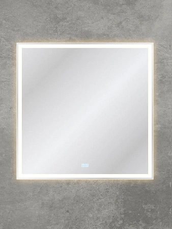 Зеркало BelBagno 800x30x800 SPC-GRT-800-800-LED-3000K-TCH-WARM с подсветкой, сенсором и подогревом Зеркало BelBagno 800x30x800 SPC-GRT-800-800-LED-3000K-TCH-WARM с подсветкой, сенсором и подогревом