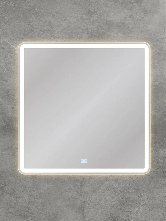 Зеркало BelBagno 800x30x800 SPC-MAR-800-800-LED-3000K-TCH-WARM с подсветкой, сенсором и подогревом Зеркало BelBagno 800x30x800 SPC-MAR-800-800-LED-3000K-TCH-WARM с подсветкой, сенсором и подогревом