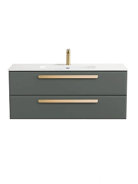 Тумба под раковину CEZARES 1200x457x500 ECO-CER-N-1200-2C-SO-GVO-P подвесная, серо-зеленый матовый