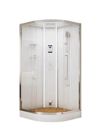 Душевая кабина Esbano ESO-PARI-100CR (ESKOPA100CR-ST) 100х100х217 с паром Душевая кабина Esbano ESO-PARI-100CR (ESKOPA100CR-ST) 100х100х217 с паром
