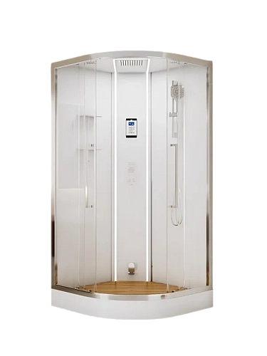 Душевая кабина Esbano ESO-PARI-100CR (ESKOPA100CR-ST) 100х100х217 с паром Душевая кабина Esbano ESO-PARI-100CR (ESKOPA100CR-ST) 100х100х217 с паром
