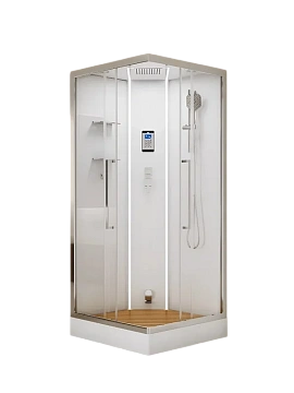 Душевая кабина Esbano ESO-PARI-100CKR (ESKOPA100CKR-ST) 100х100х217 с паром