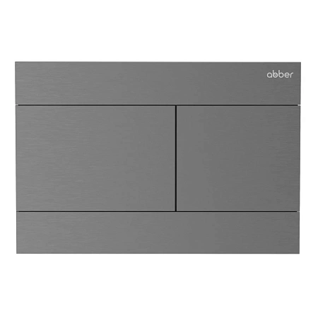Клавиша смыва ABBER AC0127NG оружейная сталь Клавиша смыва ABBER AC0127NG оружейная сталь