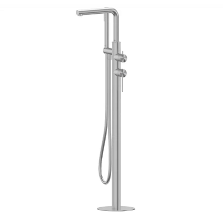 Смеситель для ванны ABBER Emotion 316 AF8815BST напольный, брашированная сталь