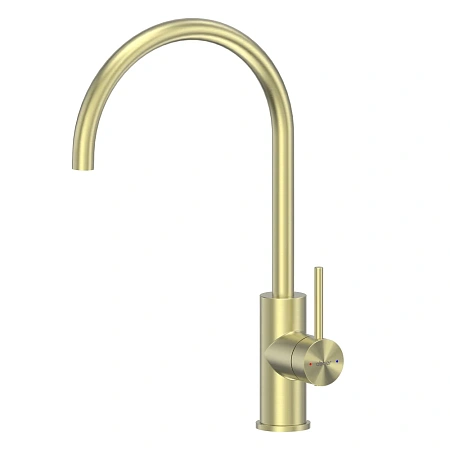 Смеситель для кухни ABBER Wasser Kreis 316 AF8114BG брашированное золото