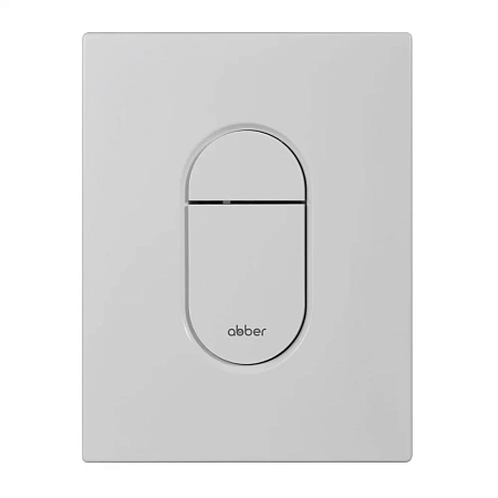 Клавиша смыва ABBER AC0124MW пневматическая, белая матовая
