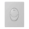 Клавиша смыва ABBER AC0125MW пневматическая, белая матовая
