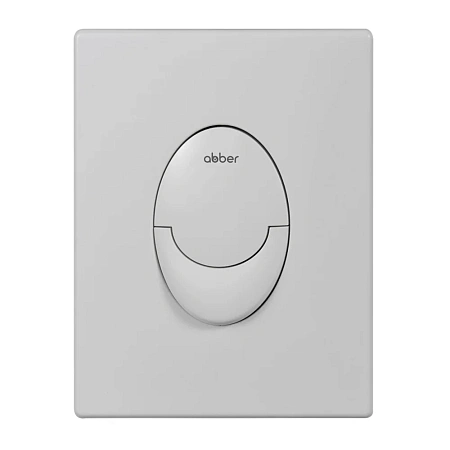 Клавиша смыва ABBER AC0125MW пневматическая, белая матовая
