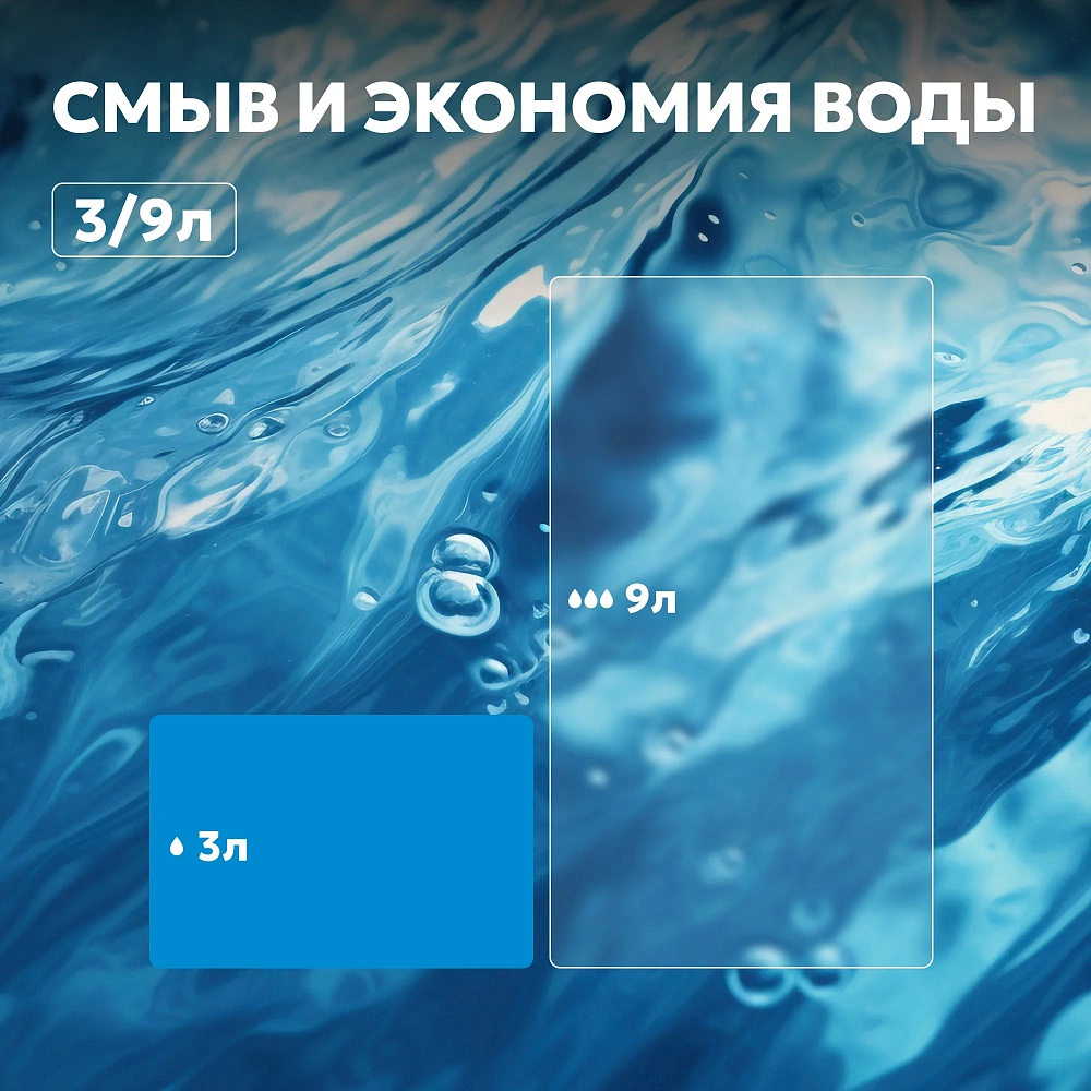Клавиша смыва ABBER AC0125MW пневматическая, белая матовая — Изображение 6