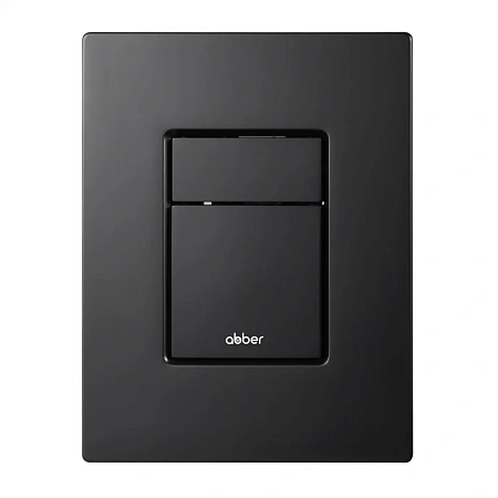 Клавиша смыва ABBER AC0123MB пневматическая, черная матовая