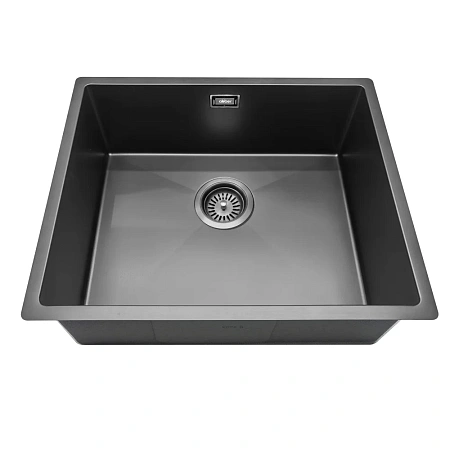 Кухонная мойка ABBER Wasser Kreis AF2196GM оружейная сталь Кухонная мойка ABBER Wasser Kreis AF2196GM оружейная сталь