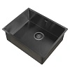 Кухонная мойка ABBER Wasser Kreis AF2196MB черная матовая