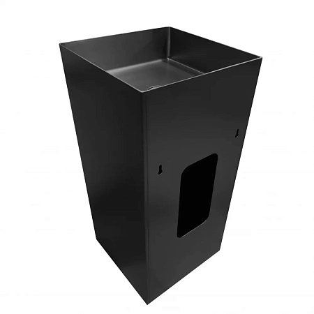 Раковина напольная ABBER Wasser Kreis AF2413MB черная матовая Раковина напольная ABBER Wasser Kreis AF2413MB черная матовая