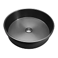 Раковина ABBER Wasser Kreis AF2408GM встраиваемая сверху, оружейная сталь Раковина ABBER Wasser Kreis AF2408GM встраиваемая сверху, оружейная сталь
