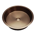 Раковина ABBER Wasser Kreis AF2409MRG встраиваемая снизу, розовое золото матовое Раковина ABBER Wasser Kreis AF2409MRG встраиваемая снизу, розовое золото матовое