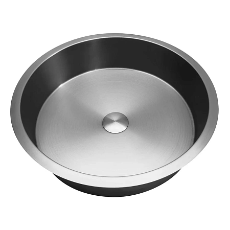 Раковина ABBER Wasser Kreis AF2409SP встраиваемая снизу, сатин Раковина ABBER Wasser Kreis AF2409SP встраиваемая снизу, сатин