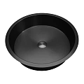 Раковина ABBER Wasser Kreis AF2409MB встраиваемая снизу, черная матовая Раковина ABBER Wasser Kreis AF2409MB встраиваемая снизу, черная матовая