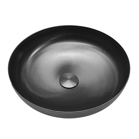 Раковина ABBER Wasser Kreis AF2412GM накладная, оружейная сталь Раковина ABBER Wasser Kreis AF2412GM накладная, оружейная сталь