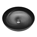 Раковина ABBER Wasser Kreis AF2412MB накладная, черная матовая Раковина ABBER Wasser Kreis AF2412MB накладная, черная матовая