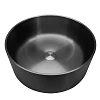 Раковина ABBER Wasser Kreis AF2407MB накладная, черная матовая Раковина ABBER Wasser Kreis AF2407MB накладная, черная матовая