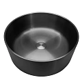 Раковина ABBER Wasser Kreis AF2407MB накладная, черная матовая Раковина ABBER Wasser Kreis AF2407MB накладная, черная матовая