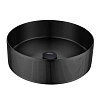 Раковина ABBER Wasser Kreis AF2411MB накладная, черная матовая Раковина ABBER Wasser Kreis AF2411MB накладная, черная матовая