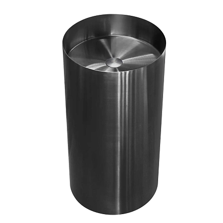 Раковина напольная ABBER Wasser Kreis AF2414GM оружейная сталь Раковина напольная ABBER Wasser Kreis AF2414GM оружейная сталь