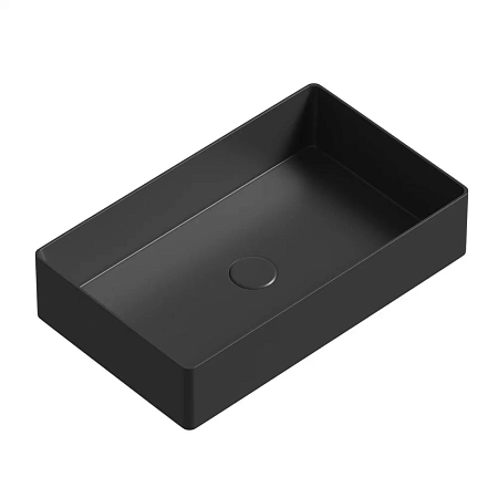 Раковина ABBER Rechteck AC2220MB накладная, черная матовая Раковина ABBER Rechteck AC2220MB накладная, черная матовая