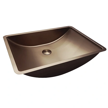 Раковина ABBER Wasser Kreis AF2405MRG встраиваемая снизу, розовое золото матовое Раковина ABBER Wasser Kreis AF2405MRG встраиваемая снизу, розовое золото матовое