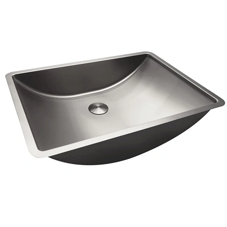 Раковина ABBER Wasser Kreis AF2405SP встраиваемая снизу, сатин Раковина ABBER Wasser Kreis AF2405SP встраиваемая снизу, сатин