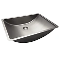 Раковина ABBER Wasser Kreis AF2405SP встраиваемая снизу, сатин Раковина ABBER Wasser Kreis AF2405SP встраиваемая снизу, сатин