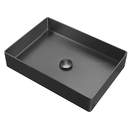 Раковина ABBER Wasser Kreis AF2400GM накладная, оружейная сталь Раковина ABBER Wasser Kreis AF2400GM накладная, оружейная сталь