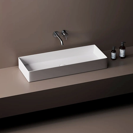 Раковина ABBER Rechteck AC2219 накладная, белая Раковина ABBER Rechteck AC2219 накладная, белая