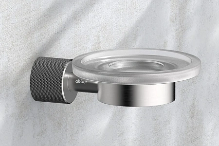 Мыльница ABBER Pol 316 AA195A8BST брашированная сталь Мыльница ABBER Pol 316 AA195A8BST брашированная сталь