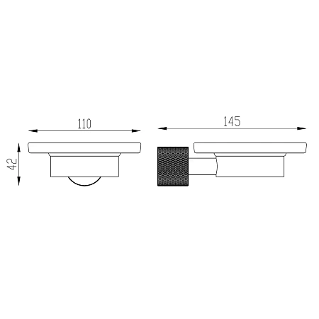 Мыльница ABBER Pol 316 AA195A8BST брашированная сталь Мыльница ABBER Pol 316 AA195A8BST брашированная сталь