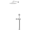 Душевая система ABBER Wasser Kreis 316 AF8151BST скрытого монтажа без излива, термостат, брашированная сталь Душевая система ABBER Wasser Kreis 316 AF8151BST скрытого монтажа без излива, термостат, брашированная сталь