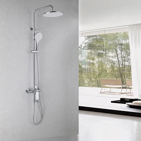 Душевая система ABBER Weiss Insel AF8016L с изливом, хром Душевая система ABBER Weiss Insel AF8016L с изливом, хром