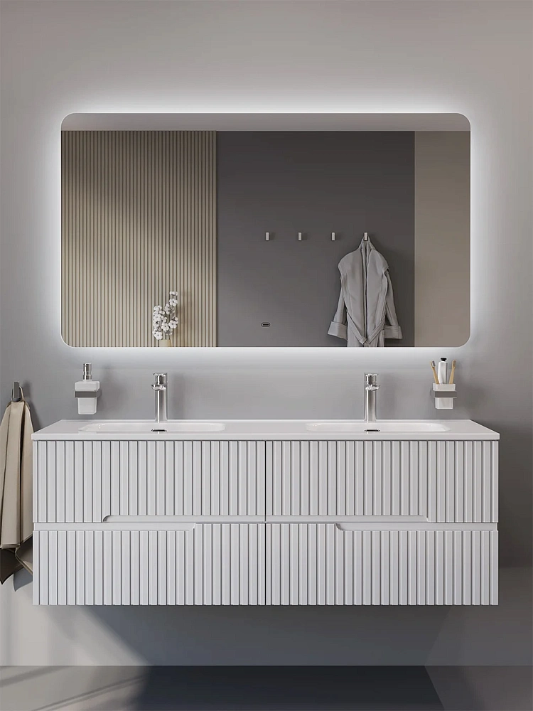Зеркало CEZARES DUET CZR-SPC-DUEт-1400-800-LED-MOV 1400x800x30 с интерьерной подсветкой и датчиком включения — Изображение 9