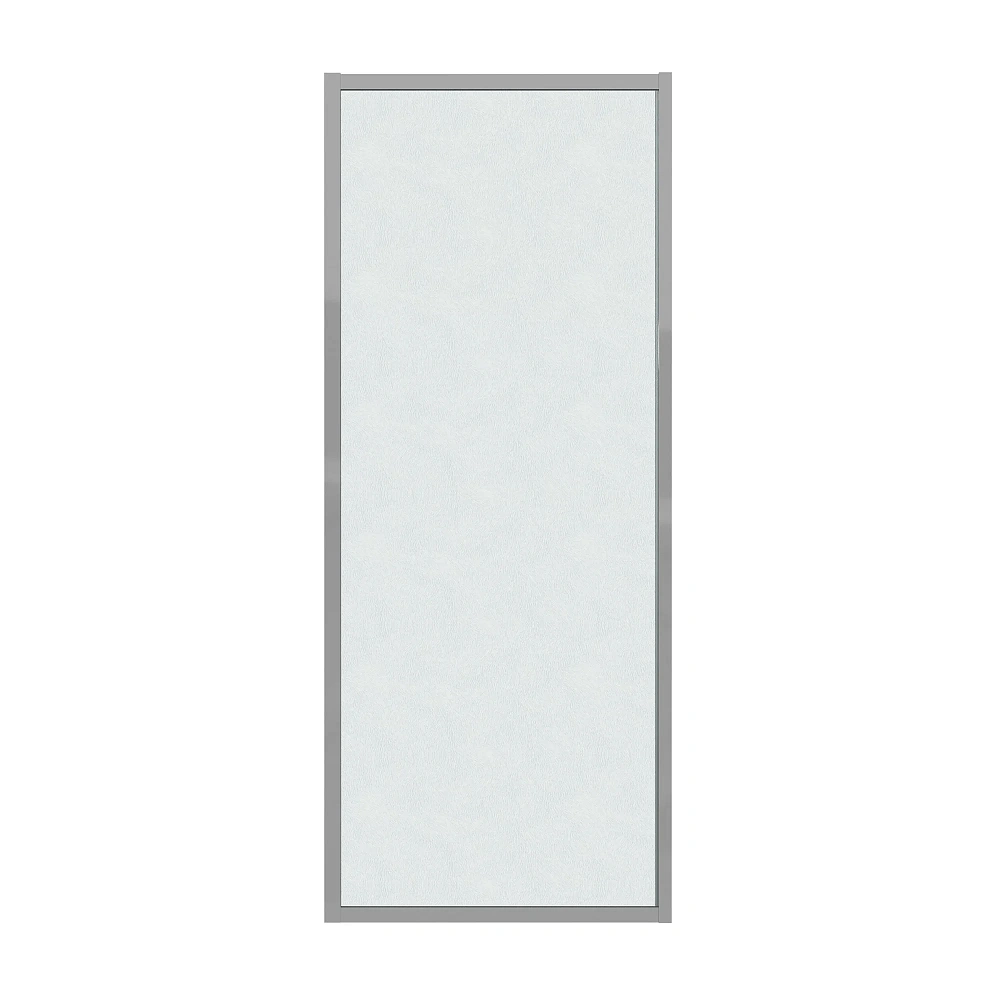 Боковая стенка Grossman Style 200.K33.05.100.10.02 (100х195) хром, стекло шиншилла — Изображение 1