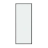 Боковая стенка Grossman Style 200.K33.05.100.21.00 (100х195) черный матовый, стекло прозрачное