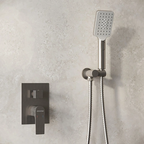 Душевая система Grossman Classic 501.K35.04.120 скрытого монтажа, брашированный никель Душевая система Grossman Classic 501.K35.04.120 скрытого монтажа, брашированный никель