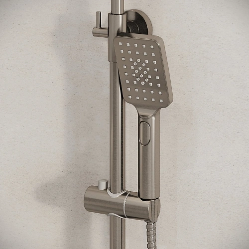 Душевая система Grossman Cosmo 500.K35.02.120 брашированный никель Душевая система Grossman Cosmo 500.K35.02.120 брашированный никель