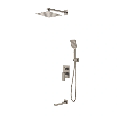Душевая система Grossman Style 501.K35.05.120 скрытого монтажа, брашированный никель Душевая система Grossman Style 501.K35.05.120 скрытого монтажа, брашированный никель