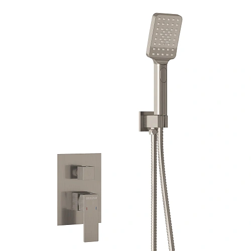 Душевая система Grossman Style 501.K35.05.120 скрытого монтажа, брашированный никель Душевая система Grossman Style 501.K35.05.120 скрытого монтажа, брашированный никель