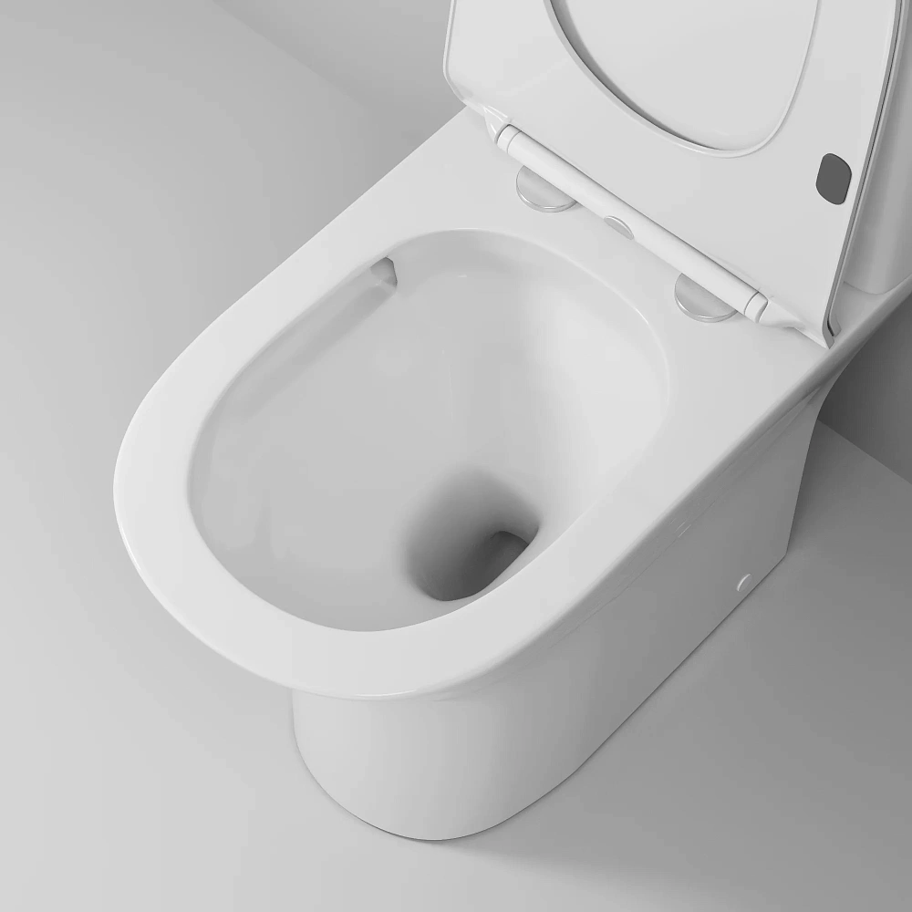 Унитаз напольный Grossman Classic GR-4465SQ (640х350х800) безободковый, белый с крышкой микролифт, смыв торнадо — Изображение 7