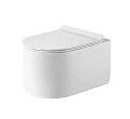 Унитаз подвесной Grossman Thin Rim GR-5606SQ (500х360х362) белый с крышкой микролифт, смыв торнадо Унитаз подвесной Grossman Thin Rim GR-5606SQ (500х360х362) белый с крышкой микролифт, смыв торнадо