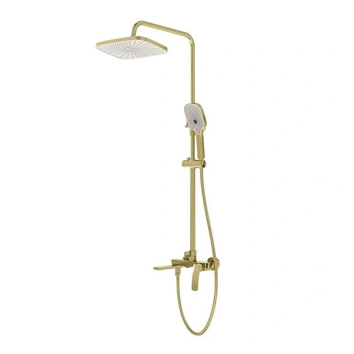 Душевая система Grossman Mercury 500.K35.10.320 золото сатиновый Душевая система Grossman Mercury 500.K35.10.320 золото сатиновый